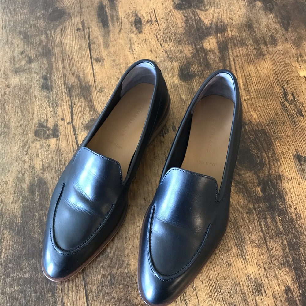 Everlane Black Leather Modern Loafer - New, size 6 - Picture 7 of 11